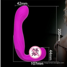 Vagina Silikon Vibratoren Sex Produkt für Frau Injo-Zd101